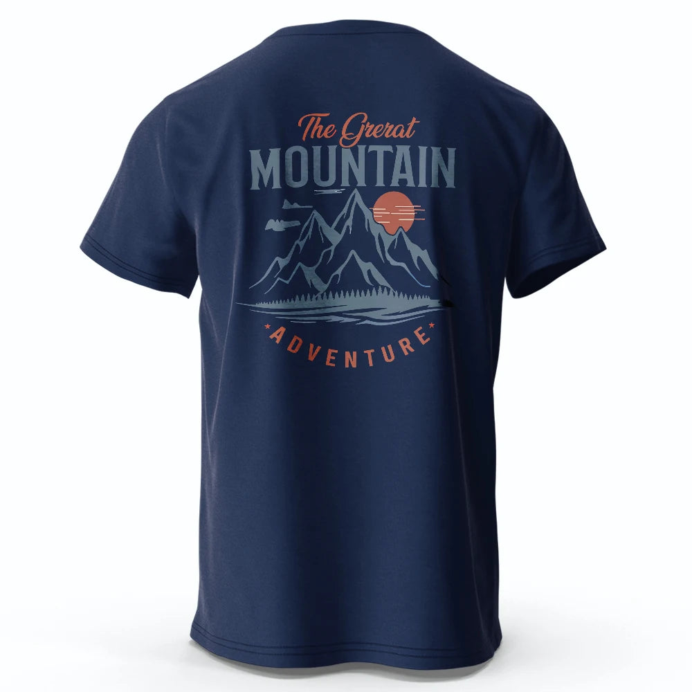 Hiking Outdoor – Unisex Cotton Sport T-Shirt