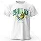 Chiliax banana Printed T-Shirt 100% Cotton Oversized Funny Graphic Tees for Men Women Summer Tops