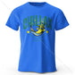 Chiliax banana Printed T-Shirt 100% Cotton Oversized Funny Graphic Tees for Men Women Summer Tops