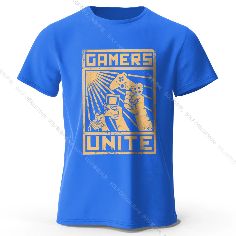 Gamers Unite – Oversized Unisex Cotton T-Shirt