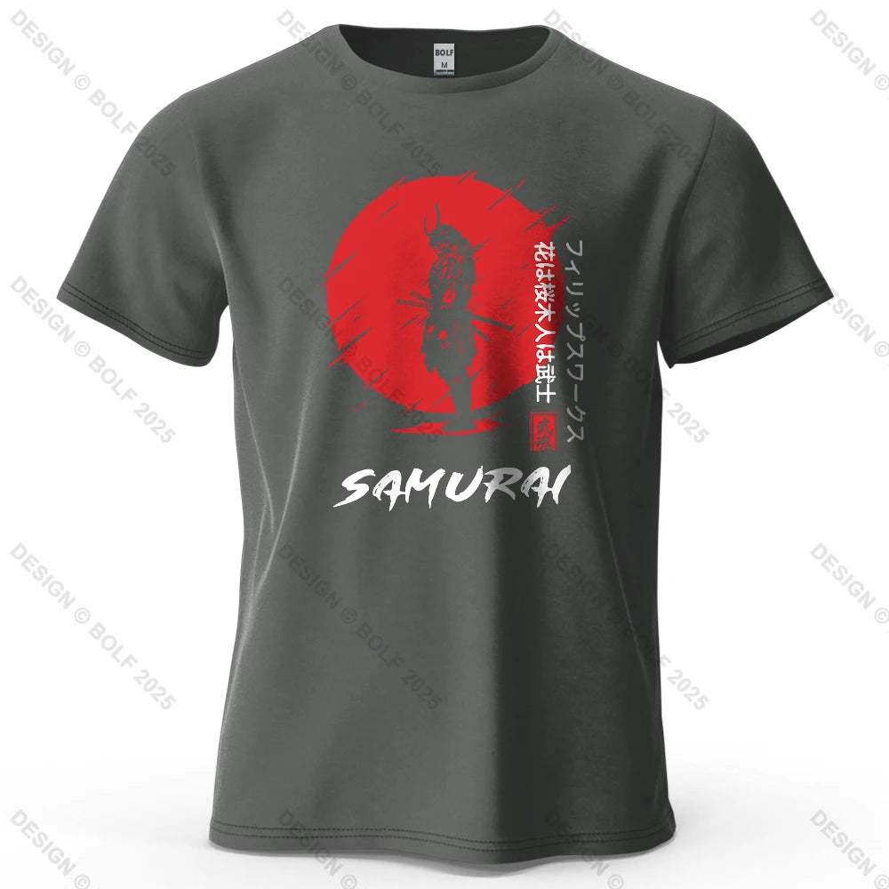 Sunset Samurai Oversized Graphic T-Shirt