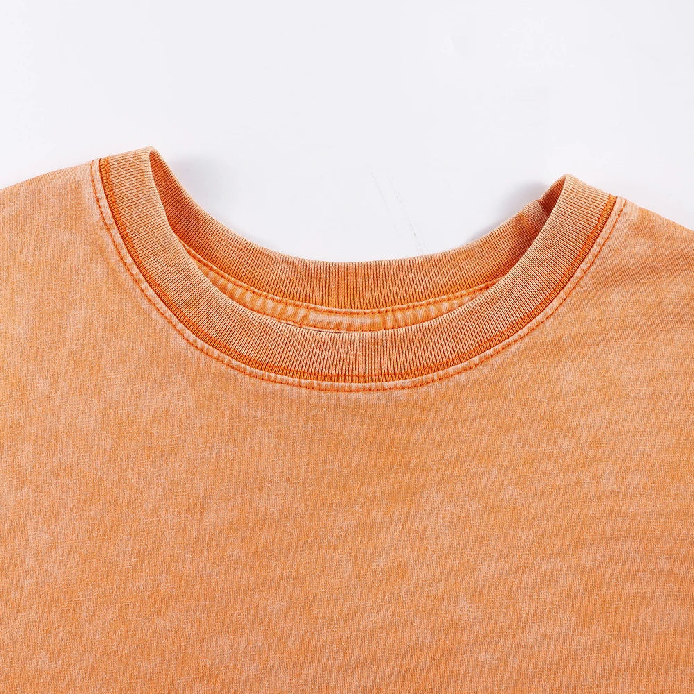 Energy Cute Bear Cotton Washed T-Shirt Womens