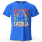 Catzilla – Oversized Unisex Cotton T-Shirt