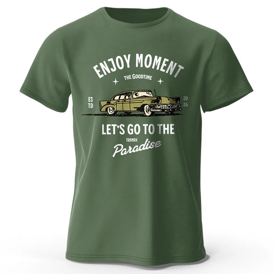 Enjoy Moment – Oversized Unisex Cotton T-Shirt