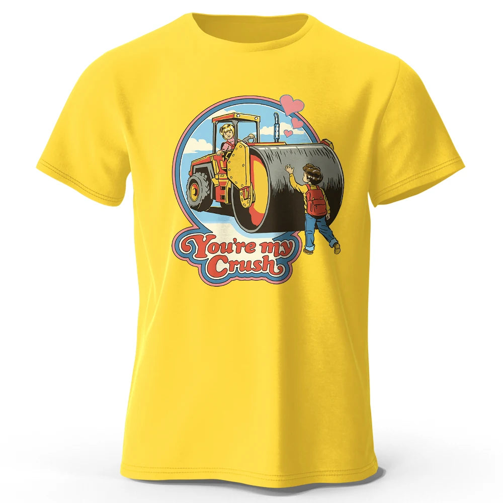 You Are My Crush – Oversized Unisex Cotton T-Shirt