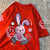 Novelty Fashion Cartoon Rabbit Pattern Print Women Short T-Shirt Summer Casual T Shirts Street Hip Hop Tops Breathable Soft Tees