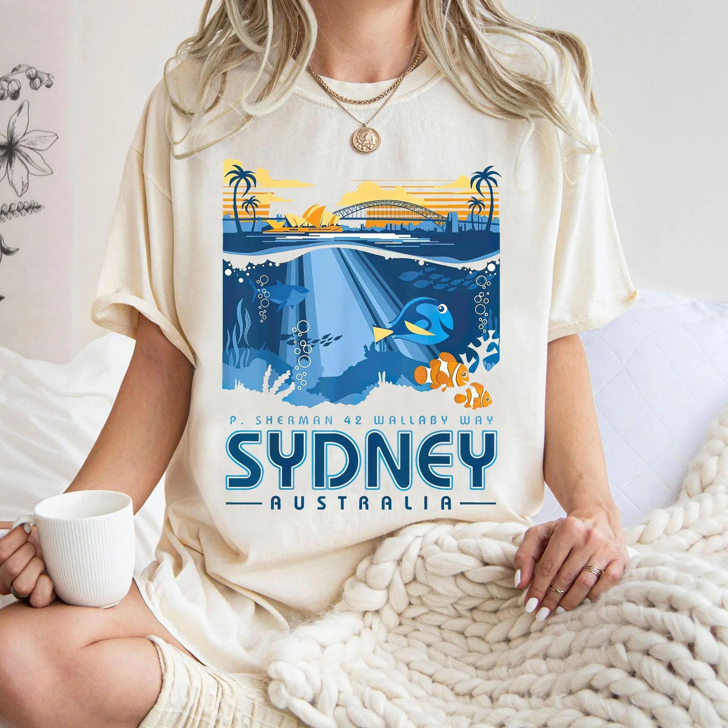 Australia Day Sydney Oversize T-Shirt - Premium Cotton