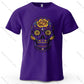 Mexican Sugar Skull Oversized Graphic T-Shirt