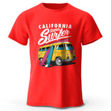 Surfer Sunrise Silhouette 100% Cotton T-Shirt