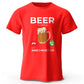 Beer Is Calling – Oversized Unisex Cotton T-Shirt