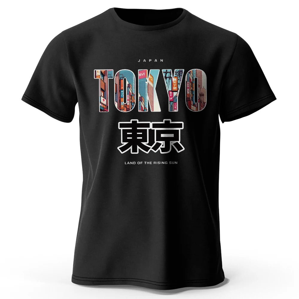 Tokyo Printed Fashion Forward 100% Cotton T-Shirt