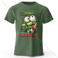 Cartoon Alligator Print 100% Cotton T-Shirt