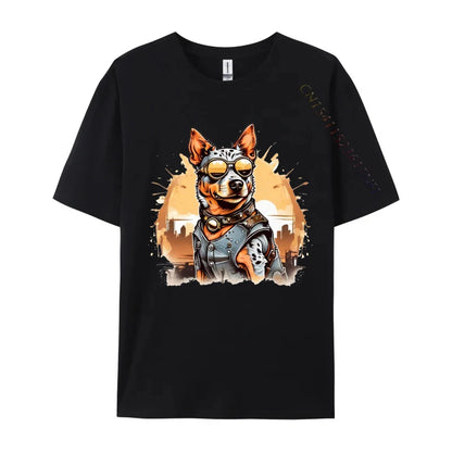 Australia Day Cattle Dog T-Shirt - Premium Cotton