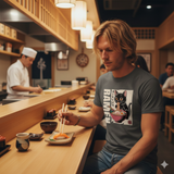 Ramen Print – Oversized Unisex Cotton T-Shirt