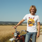 Retro Bike Art – Slim Fit Cotton T-Shirt